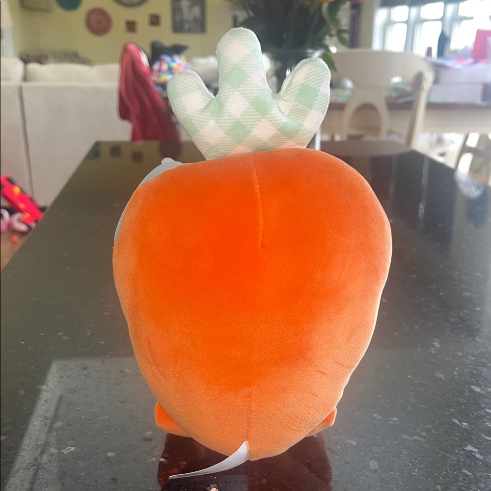 Talking Plush Orange Carrot Stuffed Toy - Says Happy Easter - Picture 2 of 4